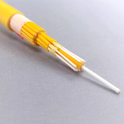 Indoor LSZH Aramid Yarn Strength G652D Fiber Optic Cable GJPFJH 4 6 8 12 24 48 Core