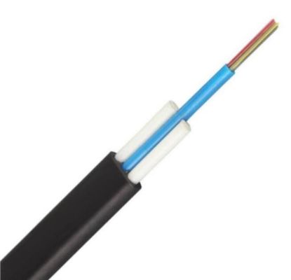 Telecom FRP Outdoor FTTX Flat Drop Fiber Cable