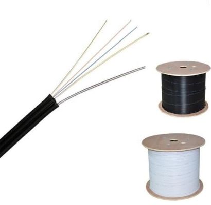 1 2 4 Core FTTH G657A1 G657A2 G652D Flat Drop Fiber Optic Cable