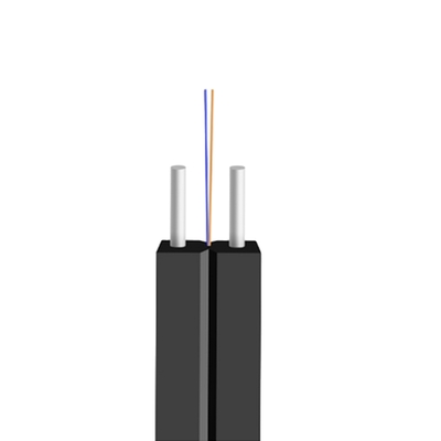 FTTH LSZH Jacket G657A Fiber Optic Cable GJXH/GJXFH Flat Cable