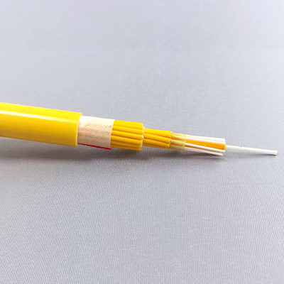 Indoor LSZH Aramid Yarn Strength G652D Fiber Optic Cable GJPFJH 4 6 8 12 24 48 Core