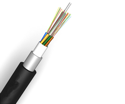Outdoor Armoured Optic Fiber Cable GYTA Duct Buried 24 32 48 84 96 144 288 Cores