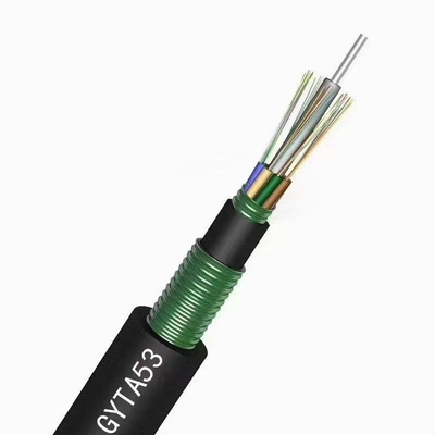 Direct Buried Steel Tape Armored 12 96 Core Fiber Optic Cable Price Per Meter GYTA53