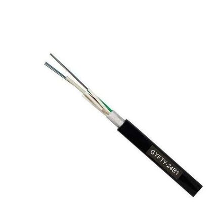 Outdoor Single Mode G652D FRP 12 24 48 96 Core Fiber Optic Cable GYFTY