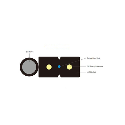 GJYXFCH Single Mode Fiber Optic Cable 24 Core Armored Outdoor Aerial Cable
