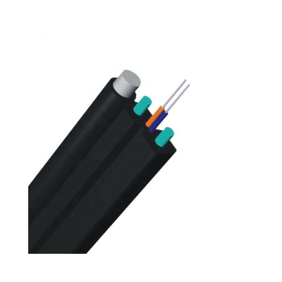 Outdoor Fibre Ftth Drop Cable 1 2 4 6 8 12 FO 1.2mm Steel Strand LSZH GJYXH