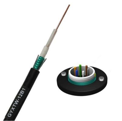 GYXTW G652D 2 4 6 8 16 24 Armoured Aerial Fiber Optic Cable