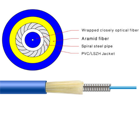 Simplex Duplex 1KM GJJKAV FTTX Fiber Optic Cable