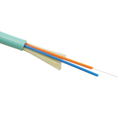 GJFJV OM3 2 Core Indoor Fiber Optic Cable With Aramid Yarn