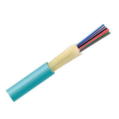 GJFJV-X MM OM3 Distribution Tight Buffer Aqua Fiber Optic Cable