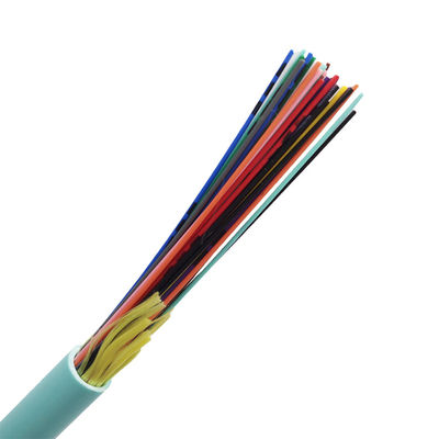 GJFJV-X MM OM3 Distribution Tight Buffer Aqua Fiber Optic Cable