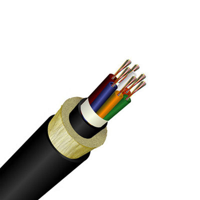 Waterproof 12 24 Core G652 ADSS Overhead Fiber Optic Cable