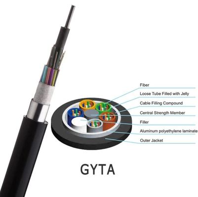 Single mode Optical GYTA Outdoor 4 Core Non-Armored Fiber Optic Cable/Communication Cable