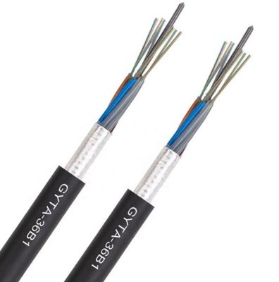 GYTA fiber optic g652 steel central strength member fiber optic cable