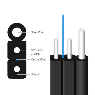 1 Core SC G657 FTTA FTTH Fiber Optic Cable FTTX Cable