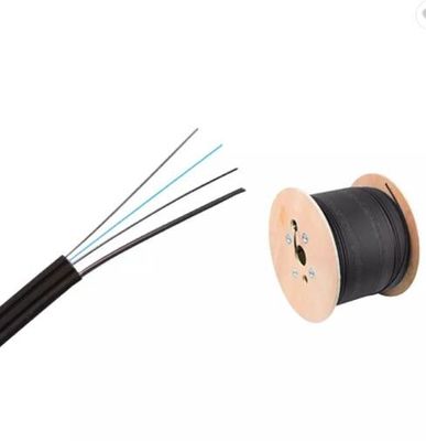 Outdoor Steel Wire 1 2 4 6 Core G657a1 FTTH Drop Cable