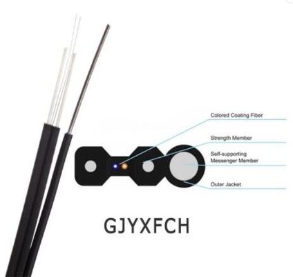 Single Mode 2 Core 4 Core Indoor FTTH Figure 8 Fiber Optic Cable
