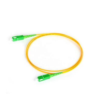 Networking FTTH Single Mode 3M SC/APC Simplex Fiber Optic Patch Cord