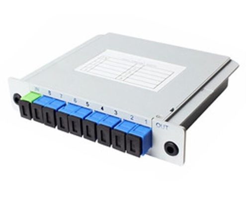 1*8 ABS Coupler SC APC PC UPC Fiber Optic PLC Splitter