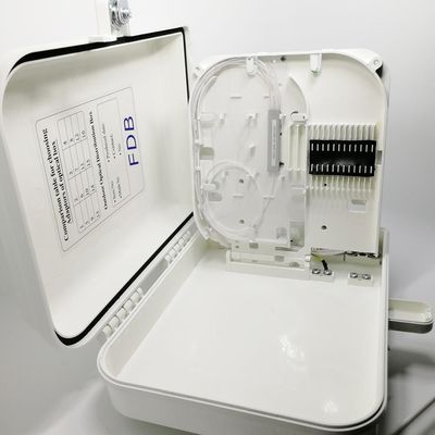 FTTX Network 16 Feeder Cable Ports Waterproof Optical Fiber Splice Box