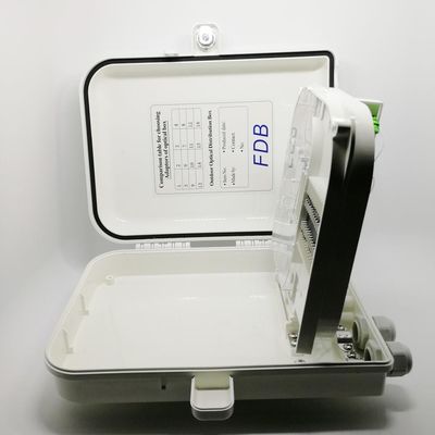 FTTX Network 16 Feeder Cable Ports Waterproof Optical Fiber Splice Box