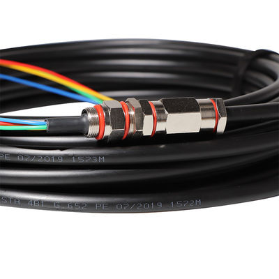 Pre Terminated 4 Core Waterproof FOC Fiber Optic Cable Pigtail