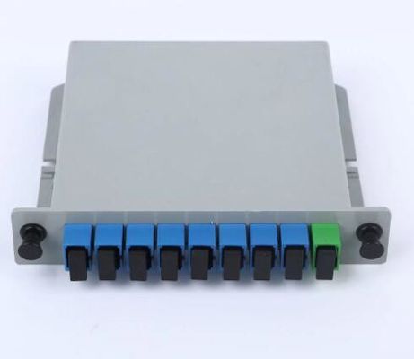 1*8 SCUPC APC Fiber Optic PLC Splitter With Insert Type