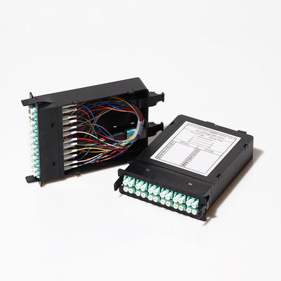 FOC OM3 MTP MPO LC 12 Fiber Optic Cassette Module