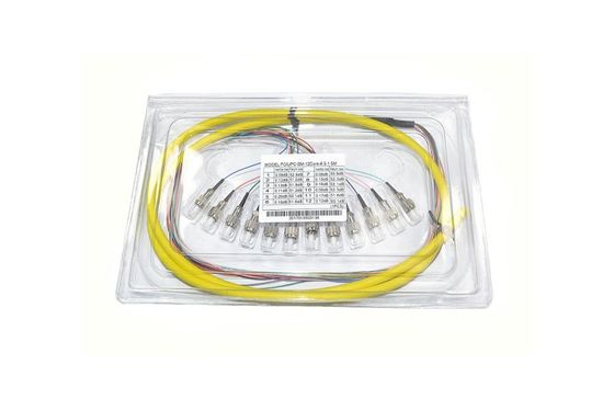 FOC LC SC APC UPC 8 12 Color Ribbon Fiber Pigtail