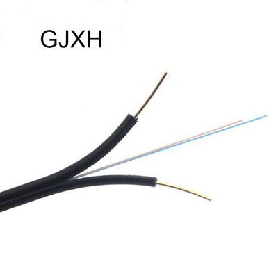 Indoor Outdoor GJYXFCH 2 Core FTTH Flat Fiber Optic Cable