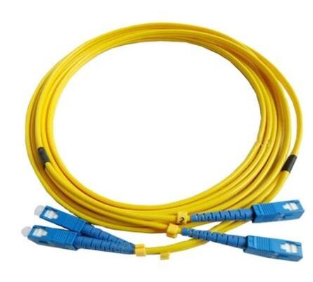 SC/UPC To SC/UPC Duplex SM DX Fiber Optic Cable For FTTH
