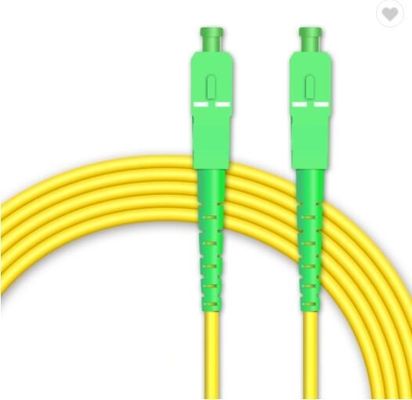 SC/APC To SC/APC Single Mode Simplex LSZH Fiber Optic Cable