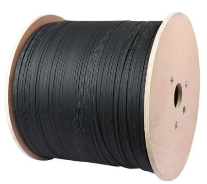 1 Core FTTH Single Mode Indoor Fiber Optic Cable With LSZH Jacket