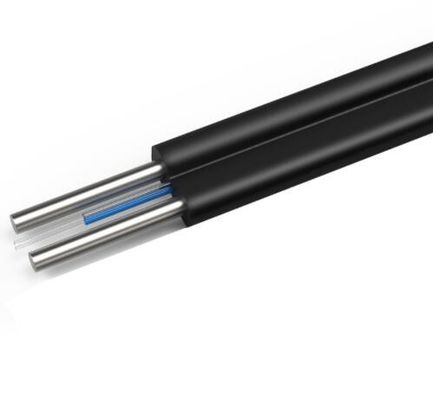 1 Core FTTH Single Mode Indoor Fiber Optic Cable With LSZH Jacket