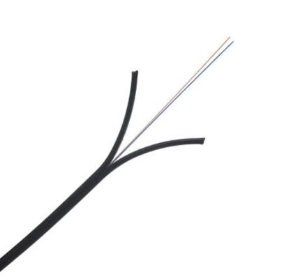 1 2 4 6 Core FTTH Indoor Drop Cable With LSZH Jacket