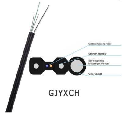 Single Mode GJXFH GJXH FTTH Fiber Optic Patch Cord
