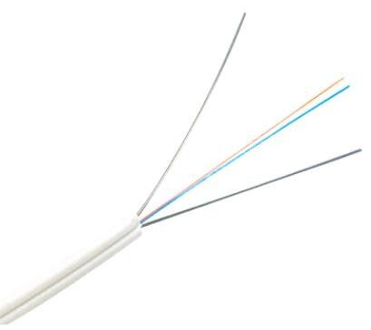 Single Mode FTTH Fiber Drop Cable 2 4 6 8 12 16 24 Core