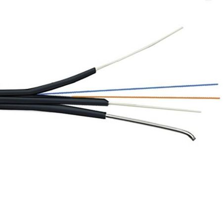 G657A FTTH Messenger Fiber Optic Cable With LSZH Jacket