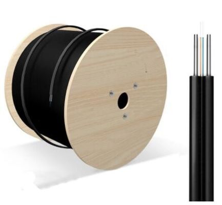 G.652D G.657A LSZH PVC Jacket 2 Core FTTH Optical Fiber Drop Cable