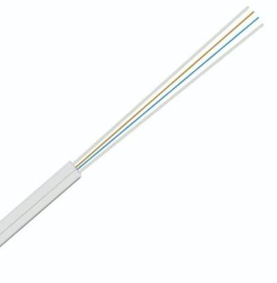 G.652D G.657A LSZH PVC Jacket 2 Core FTTH Optical Fiber Drop Cable