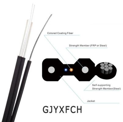 GJYXFCH 1 - 24 Core Outdoor Self Supporting FTTH Aerial Drop Cable