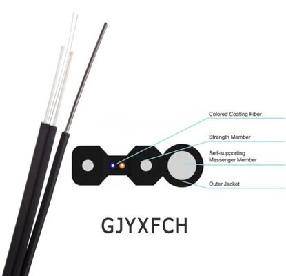 GJYXFCH 1 - 24 Core Outdoor Self Supporting FTTH Aerial Drop Cable