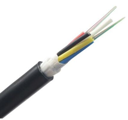 48 96 244 Core 100m To 800m ADSS G652D Fiber Optic Cable
