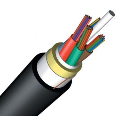 48 96 244 Core 100m To 800m ADSS G652D Fiber Optic Cable