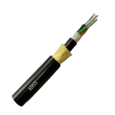 Outdoor OFC Fiber Optic Cable Self Supporting Aerial 12 Core G652D Single Mode