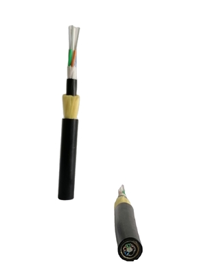 Outdoor OFC Fiber Optic Cable Self Supporting Aerial 12 Core G652D Single Mode