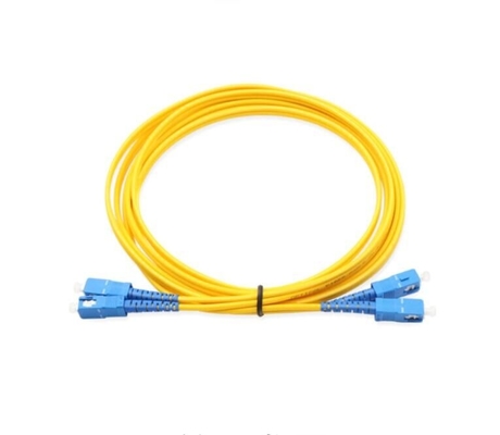 FTTH Flexible 0.9mm Metal Armored Optical Patch Cord With SC / LC / FC Connector
