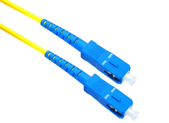 FTTH Flexible 0.9mm Metal Armored Optical Patch Cord With SC / LC / FC Connector