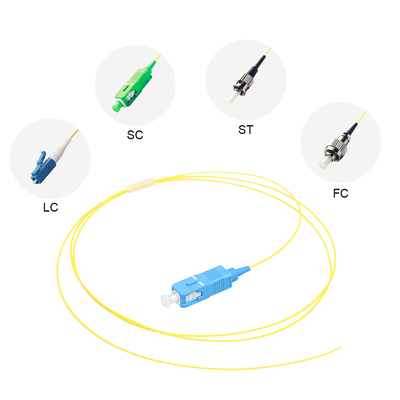 LC Ribbon Optical Fiber Pigtail 3.0mm SC / E2000 Connector Available