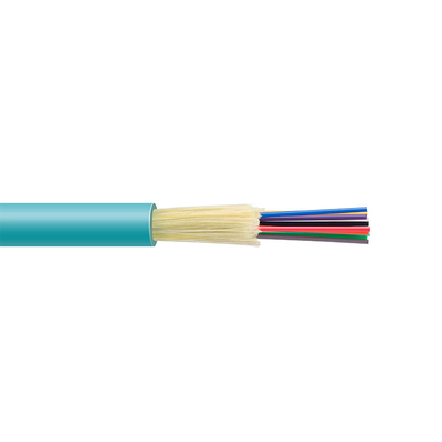 FTTH Tight Buffer Indoor Fiber Optic Cable 24 Core GJFJV For Aerial And Duct